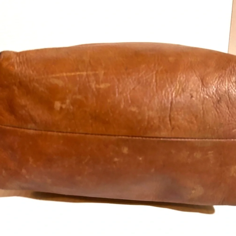 Madewell Elegan Tan Leather Tote Bag